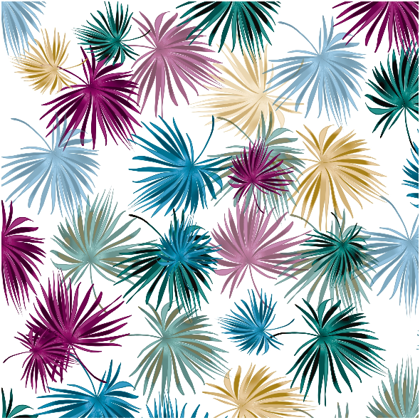 Tkanina 37554 | TROPICAL PALMY 001