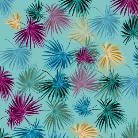 Fabric 37557 | TROPICAL PALMY 004