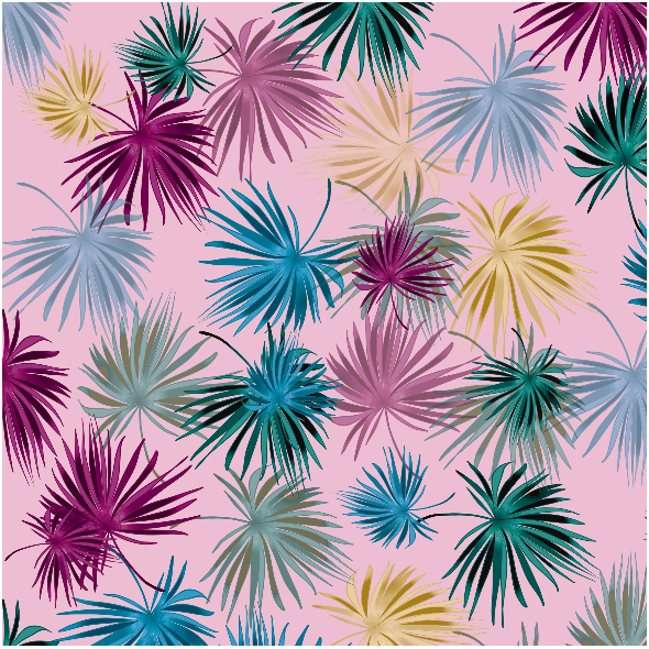 Tkanina 37558 | TROPICAL PALMY 005