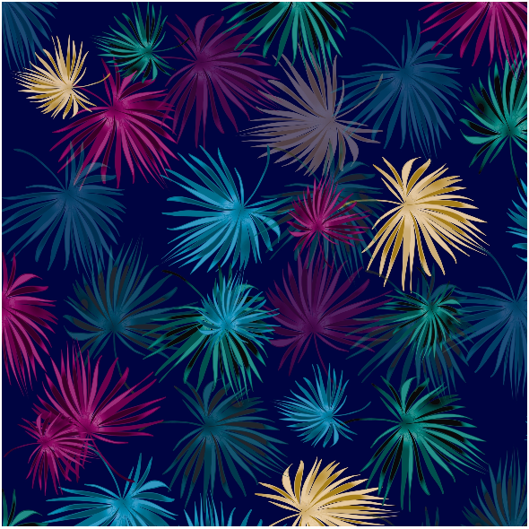 Fabric 37559 | TROPICAL PALMY 006