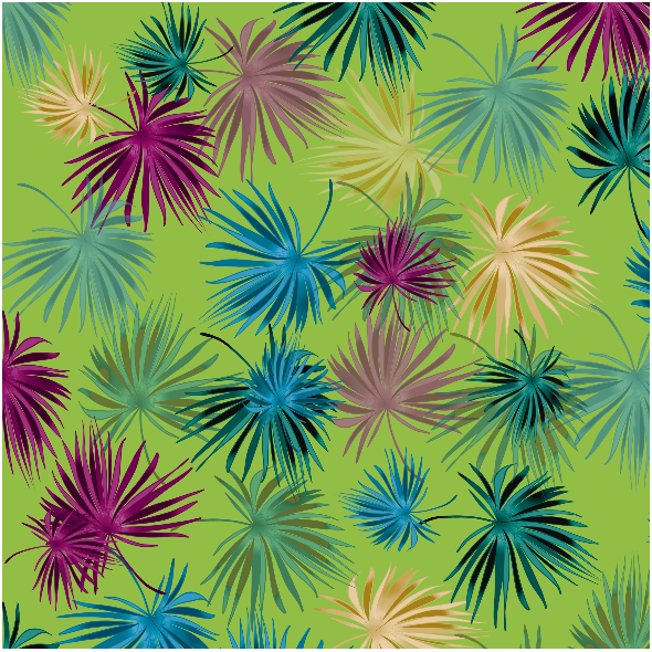 Tkanina 37562 | TROPICAL PALMY 009