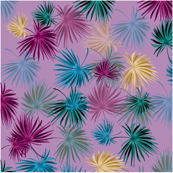 Fabric 37563 | TROPICAL PALMY 010