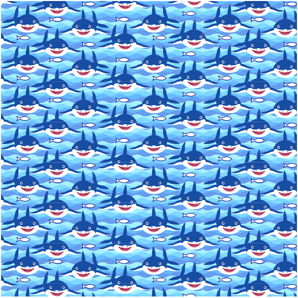 Fabric 37574 | ~Sharks 25