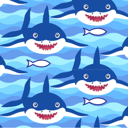 Fabric 37575 | sharks XL