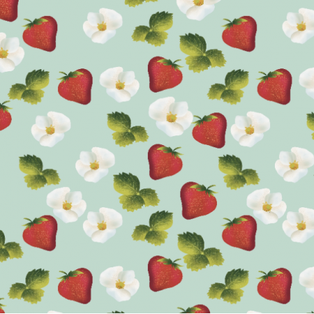 Fabric 37602 | strawberry