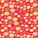 Fabric 3881 | forest pebbles, red