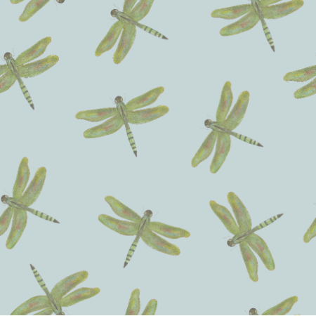Tkanina 37751 | Ważki / dragonfly 3