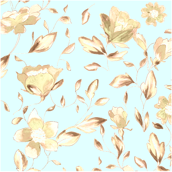 Fabric 37921 | Painted flowers - series 11