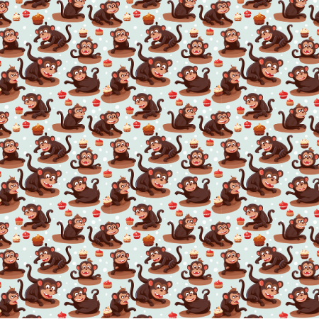 38141 | Monkeys with muffins