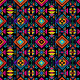 Tkanina 38162 | aztek mix kolorow
