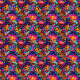 Fabric 38165 | Kolorowe esy i floresy