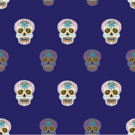 Fabric 38175 | skull - czaszka 3