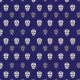 Fabric 38175 | skull - czaszka 3