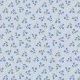 Fabric 38256 | Niebieskie kwiaty