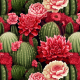Fabric 38390 | kaktusy