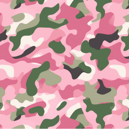 Fabric 38503 | Pink and green kamuflaz