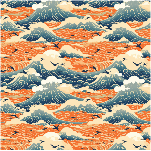 Fabric 38626 | Japonske fale