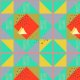 Fabric 38657 | CZERWONA GEOMETRIA