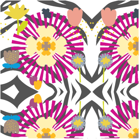 Fabric 38665 | jasny tulipan