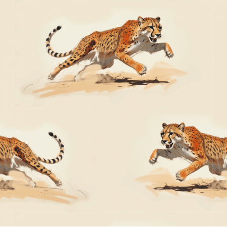 Tkanina 38707 | gepard gepardy