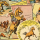 Fabric 38737 | Komiks Indiańskie Konie