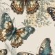 Fabric 38743 | MOTYLE I KWIATY 