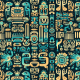 Tkanina 38849 | Mayan pattern