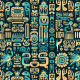 Tkanina 38849 | Mayan pattern