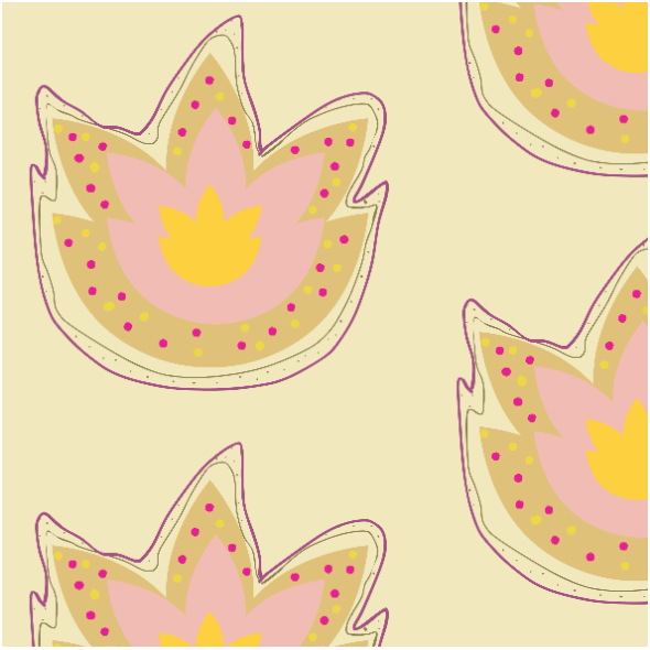 Tkanina 38886 | dziki kwiat5