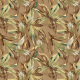 Fabric 38909 | JESIENNY MOTYW ROŚLINNY - KOLORY ZIEMI