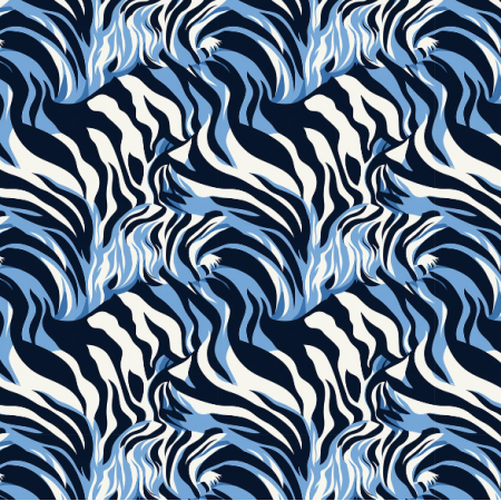 Tkanina 38975 | blue zebra male