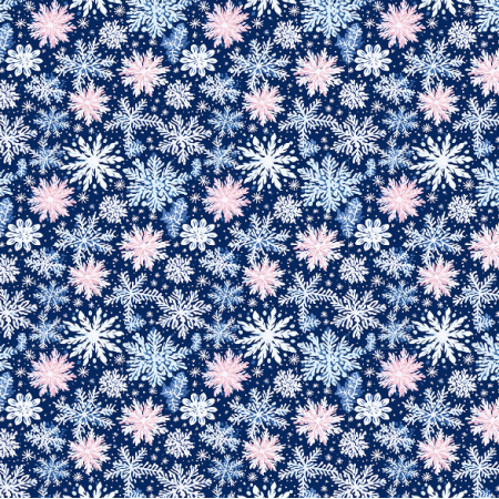 Tkanina 38978 | snowflakes