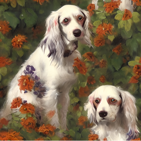 39176 | PSY SETERY ANGIELSKIE / ENGLISH SETTER DOGS