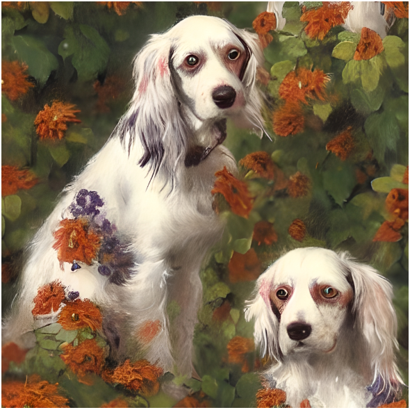 Fabric 39176 | PSY SETERY ANGIELSKIE / ENGLISH SETTER DOGS
