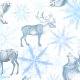Fabric 39203 | NIEBIESKA ZIMA / BLUE WINTER
