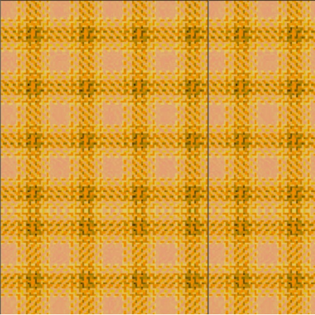 Fabric 39575 | sloneczny slomkowy kratka 3