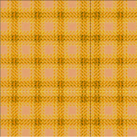 Fabric 39576 | sloneczny slomkowy kratka 4