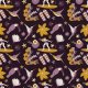 Fabric 39708 | Holiday in Hawaii with birds flowers girl