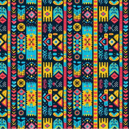 Fabric 40000 | vibrant aztek small
