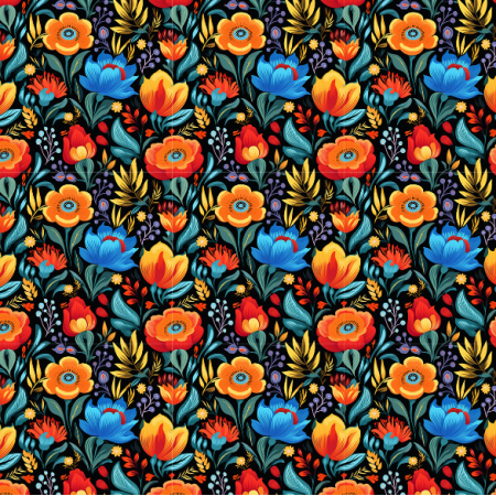 Fabric 40003 | kwietna laka