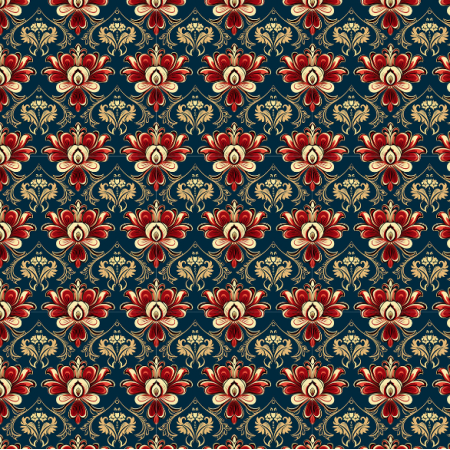 Fabric 40009 | Hindu maly