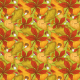 Fabric 40156 | liście i grzyby Makro