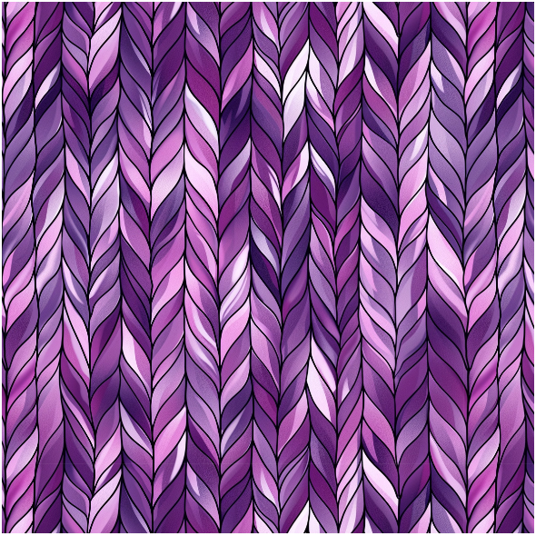 Fabric 40567 | purple plait 2