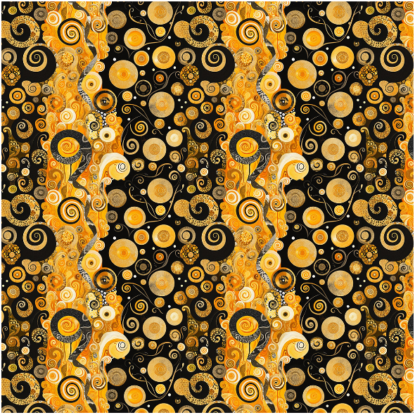 Tkanina 40591 | Inspirowane Klimtem 2 male