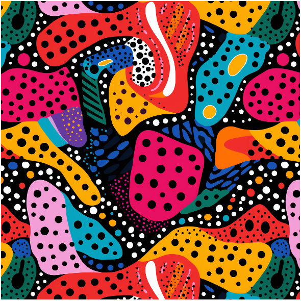 Fabric 40599 | organic dotted 3 duze