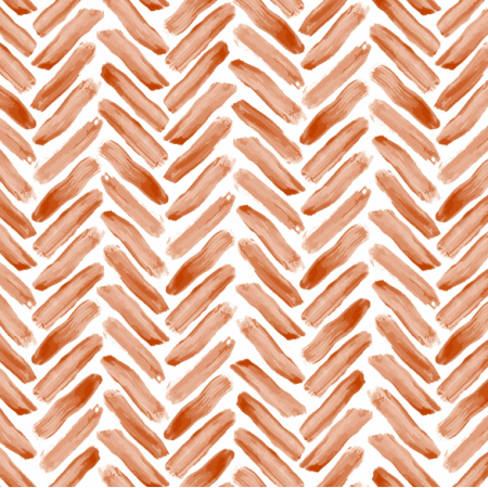 Fabric 40764 | hand drawn herringbone in terracotta red