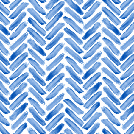 Fabric 40766 | hand drawn herringbone in cobalt blue