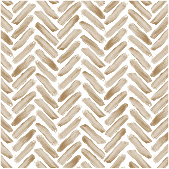 Fabric 40768 | hand drawn herringbone in honey brown