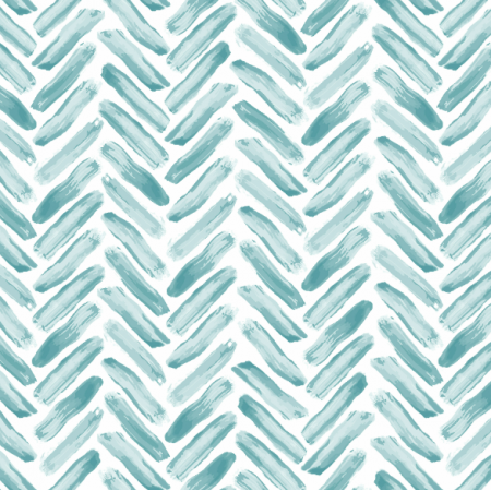 40770 | hand drawn herringbone in teal blue