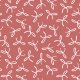 Tkanina 40775 | white bows on raspberry red